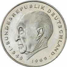2 marcos 1985 G   "Konrad Adenauer"