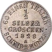 Medio Silber Groschen 1828 A  