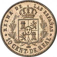 10 centimos de real 1856   