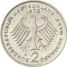 2 Mark 1970 G   "Konrad Adenauer"