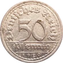 50 Pfennig 1920 G  