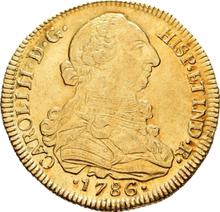 8 escudo 1786 So DA 