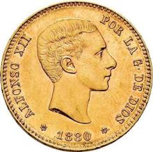 25 pesetas 1880  MSM 