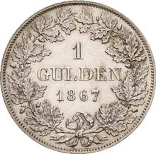 1 гульден 1867   