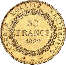 50 francos 1887 A  