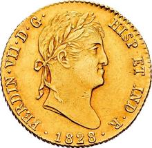 2 escudo 1828 M AJ 