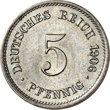5 Pfennige 1906 G  