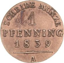 1 Pfennig 1839 A  