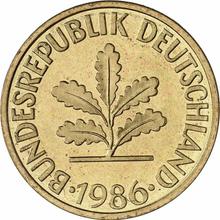 10 Pfennige 1986 D  