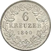 6 Kreuzer 1840   