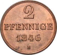 2 пфеннига 1846  B 