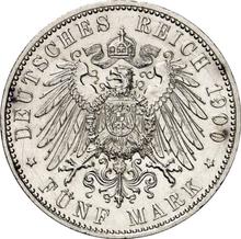 5 марок 1900 J   "Гамбург"