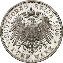 5 marcos 1903 J   "Hamburg"