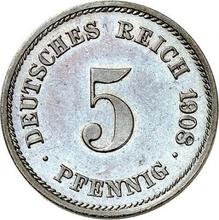 5 Pfennig 1908 G  