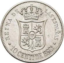 10 Céntimos de escudo 1865   