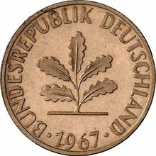 1 Pfennig 1967 G  