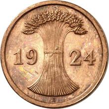 2 Rentenpfennig 1924 E  