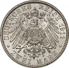 2 marcos 1911 A   "Lübeck"
