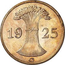 1 Reichspfennig 1925 G  