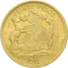 20 peso 1911 So  