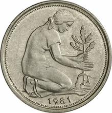 50 Pfennig 1981 G  