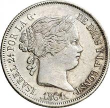 4 reales 1864   