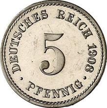 5 Pfennig 1908 A  