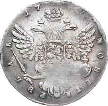 1 rublo 1740    "Tipo Moscú"