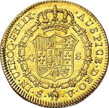 4 escudo 1784 S V 