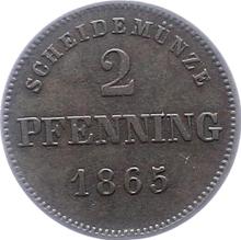 2 Pfennige 1865   