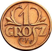 1 Grosz 1925   WJ (Pattern)