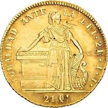 2 escudos 1841 So IJ 