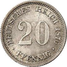 20 Pfennige 1876 H  