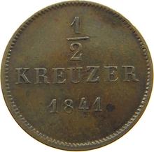 Medio kreuzer 1841   