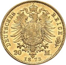 20 marcos 1873 H   "Hessen"