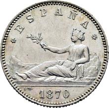 1 peseta 1870  SNM 