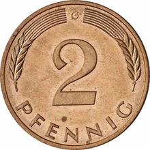 2 Pfennig 1984 G  