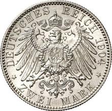 2 марки 1904 E   "Саксония"