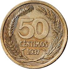 50 Centimos 1937    (Probe)