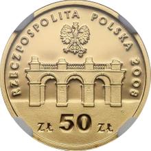 50 Zlotych 2008 MW  EO "90th Anniversary of Regaining Independence by Poland"