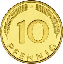 10 Pfennige 1972 J  