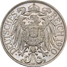 25 Pfennige 1910 J  
