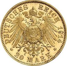 20 марок 1914 D   "Саксен-Мейнинген"