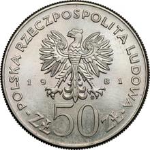 50 Zlotych 1981 MW   "Boleslaw II the Generous" (Pattern)