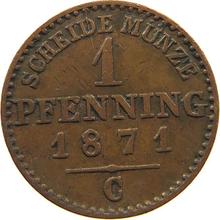 1 fenigi 1871 C  
