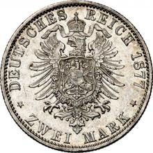 2 марки 1877 J   "Гамбург"
