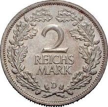 2 reichsmark 1931 D  