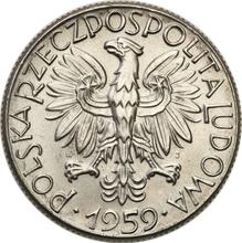 5 złotych 1959   WJ "Kielnia i młot" (PRÓBA)