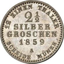 2 1/2 Silber Groschen 1859 A  