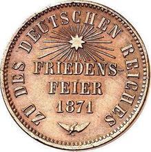 Kreuzer 1871    "Friedensfeier"